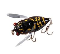 Cebo De Pesca - Lurería Dura Del Cigarro, Señuelo De Altavoz | 3D Holographic Eyes Cicada Fishing Lures, Sturdy Artificial Baits for Dofwater Bass Perch and Trout Fishing with Bionic De