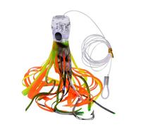 Cebo de Remolque de de Agua Salada | Simulado Calamar Perca cebos - señuelos de Arrastre Cebo de natación Equipo de de mar Profundo bagre Trucha Perca Kayak Noche Pescadores