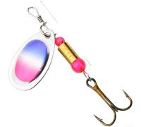 Cebo giratorio de pesca, cuchillas giratorias de 360 grados, lentejuelas reflectantes, gancho de triple resistencia, aleación de zinc, 3,3-3,8 cm, contrapeso de cobre, multicolor, señuelo de pesca de