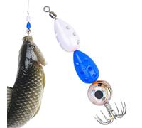 Cebo LED de ángel para subacuáticos, para hundirse en aguas profundas, con ganchos, bajo el agua, cebo iluminado por LED para pesca de perca, halibut, , trucha en alta mar y