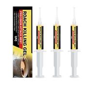 Cebo para Cucarachas,Cebo Profesional Anticucarachas Gel,Trampa Anti Cucaracha Interior Discreta,Gels para Cucaracha,3pc