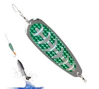 Cebo para cuchara | Cuchara de para bagre con efectos realistas, cuchara dura con gancho afilado y ranura de sangre, cebo de resistente a los golpes para truchas en ríos de mar