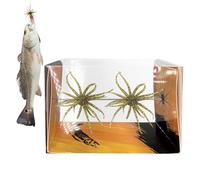 Cebo para Erizos de Mar | 2 Unidades Cebo Flotante Realista de Silicona Blanda con Aparejo | Dado Borroso,para Vacaciones Lago Zonas Poco Profundas Jigging trolling Casting Corriente Agua Dulce y