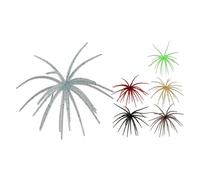 Cebo para Lubina con Erizo Marino - 6 Piezas de Señuelo de con Tentáculos - Señuelo de Criatura Tentacular,para Percas, Peces Mandarín, Peces Serpiente, Bagres, Truchas y Crapies en Agua Dulce y Salad