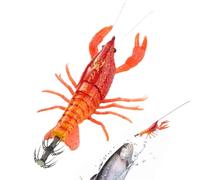 Cebo para Peces - Camarón Luminiscente Nadado Pequeño, Cebo Pulpo para de Mar A - para Trucha Perca Pico Siluro en Río Lago Mar en o Kayak