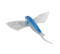 Cebo para peces voladores | Señuelo de biónico suave | Atún suave Mahi aparejo de de agua salada (alas lentejuelas punto de inflamación al azar)