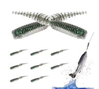 Cebo para Perca, 10 Unidades de cebos Blandos | Señuelos de natación para | para Trucha, bagre, Perca, Agua Dulce, Orilla, Nocturna, excursión de