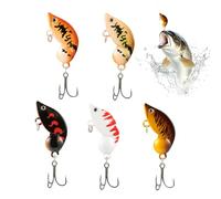 Cebo para pesca de , juego de 5 cebos de natación para trucha, bagre, perca de río, deportes al aire libre, hombres, agua dulce, ríos, lagos