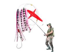 Cebo UV Glow para la , señuelos de calamares,Faldas UV Lures Octopus - Vida Acuática Morde el cebo en Agua salada, Faldas de Animle arrastrando a los dignos