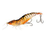 Cebos de camarón | 9 cm de camarón realista que los peces se ponen en azote | Señuelos , luminosos y reflectantes para playa, mar, salmón, bagre