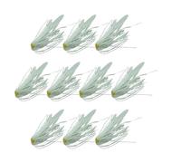 Cebos de Jigs, Silicona Kit De Señuelos con 10 Faldas para Jig, Accesorios de para Lobo de Mar y Actividades al Aire Libre