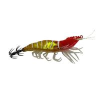 Cebos de Pesca para Bar Cebo Camarón Luminoso Realistas Alto | Señuelos para la Pesca de la Marigana para Pescadores Agua Dulce Agua Salada Lago Mar Trucha