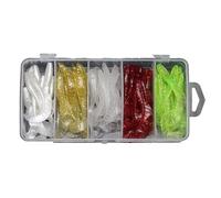 Cebos de pesca suaves realistas de varios estilos, movimientos naturales para lanzar técnicas de pesca de fondo de arrastre, cebos de pesca de agua dulce y salada