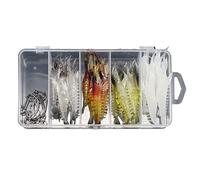 Cebos de pesca suaves realistas de varios estilos, movimientos naturales para lanzar técnicas de pesca de fondo de arrastre, cebos de pesca de agua dulce y salada