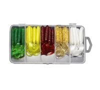 Cebos de pesca suaves realistas de varios estilos, movimientos naturales para lanzar técnicas de pesca de fondo de arrastre, cebos de pesca de agua dulce y salada