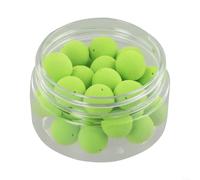 Cebos flotantes de EVA para pesca de carpa, 2040 señuelos de línea principal con tamaño de 14 mm para técnicas de pesca efectivas (verde, 40 piezas)