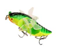 Cebos para la en el Bar, señuelos de para Le Bar - Cebo Duro Swimbaits Cigale - Señuelo de barra realista de 7,5 cm, cebos artificiales Accesorios para Bar, Trucha, dorado amarillo en un