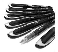 Cebra Fuente - Desechables Pluma Estilográfica - Tinta Negra - Paquete de 6