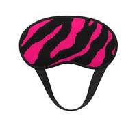 Cebra rosa y negra, Cubiertas oculares completas, antifaces para dormir que bloquean la luz, orejeras opacas para dormir