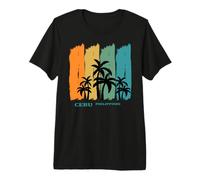 Cebú Filipinas Palmeras Playa Palawan Vacaciones Recuerdo Camiseta Premium