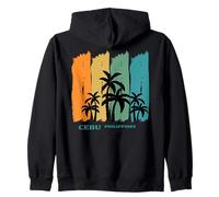 Cebú Filipinas Palmeras Playa Palawan Vacaciones Recuerdo Sudadera con Capucha