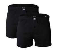 Ceceba Hombre Shorts, 2er Paquete - Bóxer, Básico, Algodón, M-8XL, Einfarb
