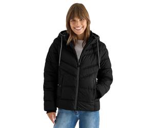 Cecil 2005476 Chaqueta Acolchada con Capucha, Negro, M Mujeres
