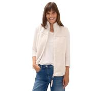 Cecil 2200553 Chaleco Corto, Peluche Vainilla Blanco, XXL Mujeres