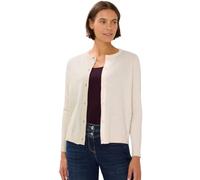 Cecil 2515342 Chaqueta de Punto con Botones, Oat Milk Beige Melange, M para Mujer