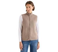 Cecil 2515483 Chaleco Acanalado, Toffee Cream Melange, L para Mujer