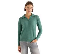 Cecil 3015713 Suéter con Textura Suave, Jewel Green Melange, XL para Mujer