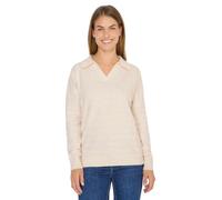 Cecil 3015713 Suéter con Textura Suave, Oat Milk Beige Melange, XL para Mujer