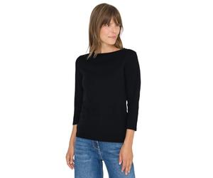 Cecil 3127598 Camiseta básica de Submarino, Negro, L Mujeres