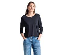 Cecil 313172 Fenja, Camiseta Mujer, Azul (Deep Blue 10128), L