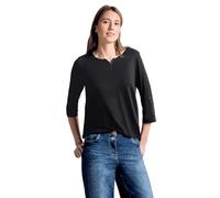 Cecil 313172 Fenja, Camiseta Mujer, Negro (Black 10001), L