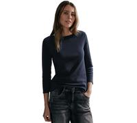 Cecil 317389 Basic Boatneck, Camiseta Mujer, Azul (Universal Blue), XS