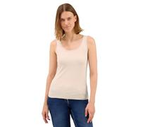Cecil 3225953 Camiseta básica en Color Liso, Oat Milk Beige, XXL Mujeres