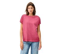 Cecil 3226142 Camiseta con Detalle de Botones, Glazed Apple Red, L Mujeres