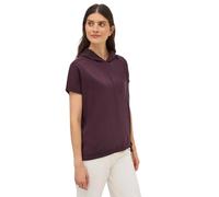 Cecil 3227256 Sudadera con Capucha de Mezcla de Materiales, Morera Roja, XXL para Mujer