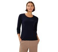 Cecil 3227270 Camiseta básica, Urban Dark Blue, XS Mujeres