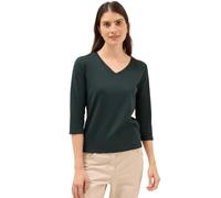 Cecil 3227461 Camiseta básica con Cuello en V, Tinta Verde, L Mujeres