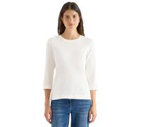 Cecil 3227462 Camiseta con Estructura Acanalada, Vanilla White, XL Mujeres