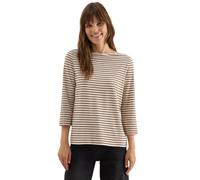 Cecil 3227486 Camiseta de Rayas, Oat Milk Beige, XS Mujeres