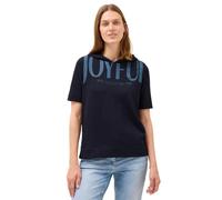 Cecil 3227494 Sudadera con Capucha con Palabra, Urban Dark Blue, XS Mujeres