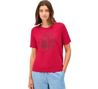 Cecil 3227838 Camiseta con Ilustraciones, Glazed Apple Red, XS Mujeres