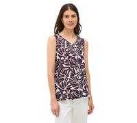 Cecil 3411892 Blusa Estampada, Rojo Mora, XS Mujeres