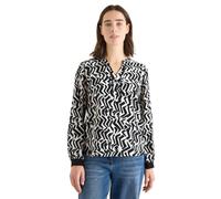 Cecil 3412482 Blusa Estampada con Cinta, Light Greige, XL Mujeres