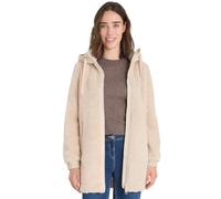 CECIL Abrigo de peluche, color vainilla, talla M, color blanco