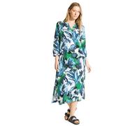 CECIL B144091 Vestido Midi con Estampado, Vanilla Blanca, XXL para Mujer