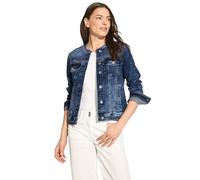 Cecil B212209 Chaqueta Vaquera, Mid Blue Wash, Talla única Mujeres